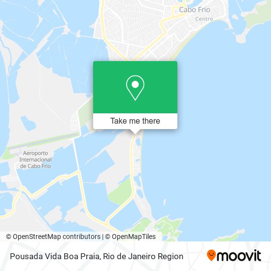 Pousada Vida Boa Praia map