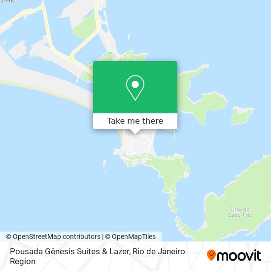 Pousada Gênesis Suítes & Lazer map