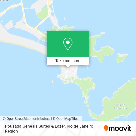 Pousada Gênesis Suítes & Lazer map