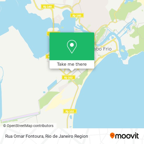 Mapa Rua Omar Fontoura