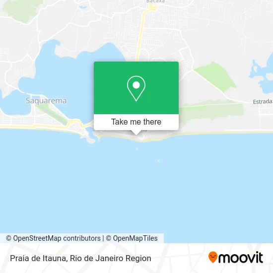 Praia de Itauna map