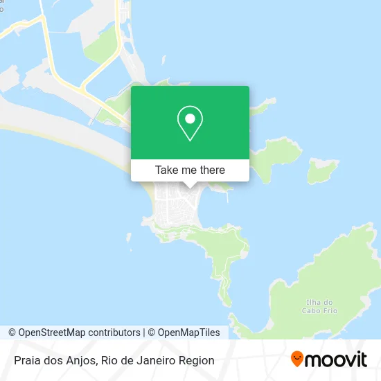 Praia dos Anjos map