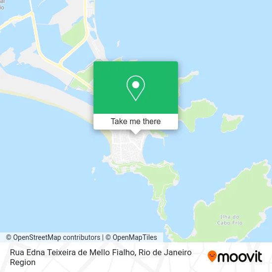 Rua Edna Teixeira de Mello Fialho map