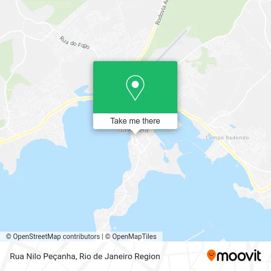 Rua Nilo Peçanha map