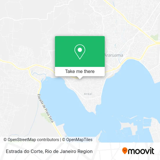 Estrada do Corte map