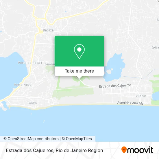 Estrada dos Cajueiros map