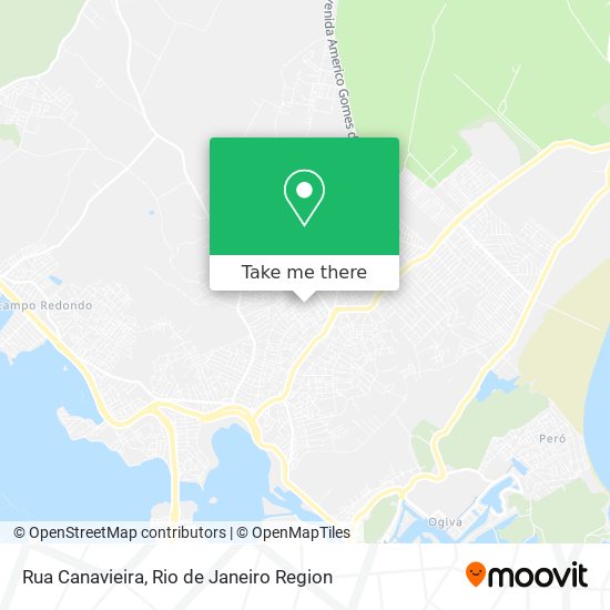 Mapa Rua Canavieira