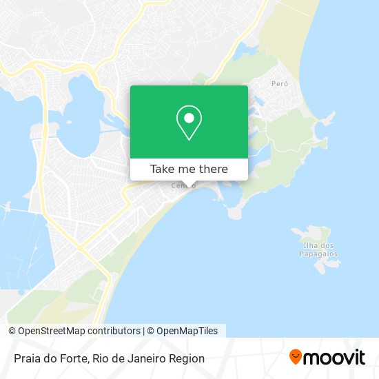 Praia do Forte map