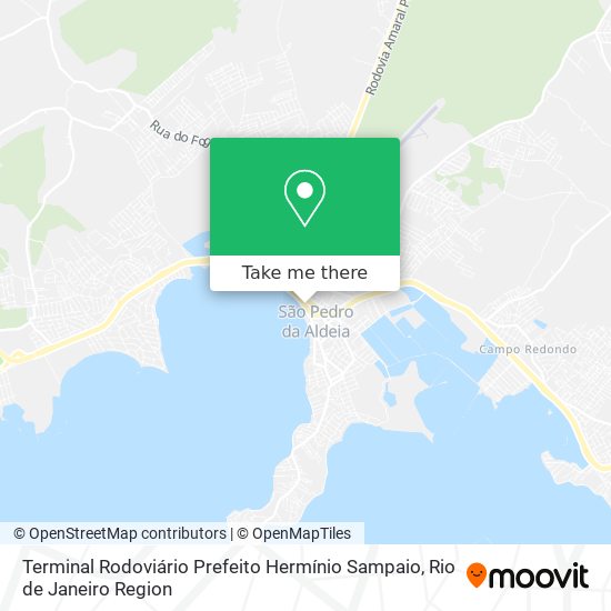 Terminal Rodoviário Prefeito Hermínio Sampaio map