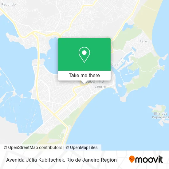 Avenida Júlia Kubitschek map