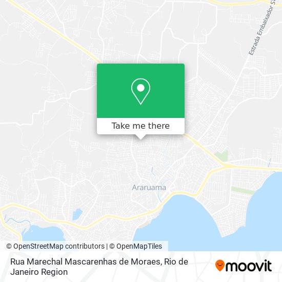 Mapa Rua Marechal Mascarenhas de Moraes