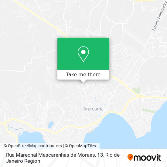 Mapa Rua Marechal Mascarenhas de Moraes, 13