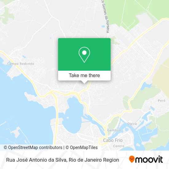Rua José Antonio da Silva map