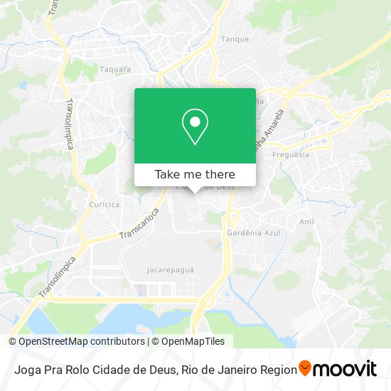 Joga Pra Rolo Cidade de Deus map