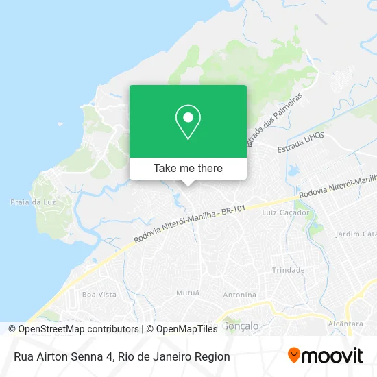 Rua Airton Senna 4 map