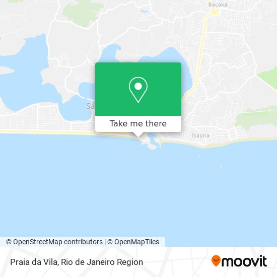 Mapa Praia da Vila