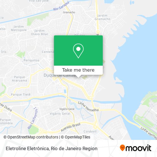 Eletroline Eletrônica map