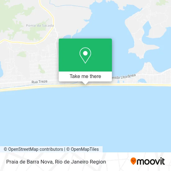 Praia de Barra Nova map