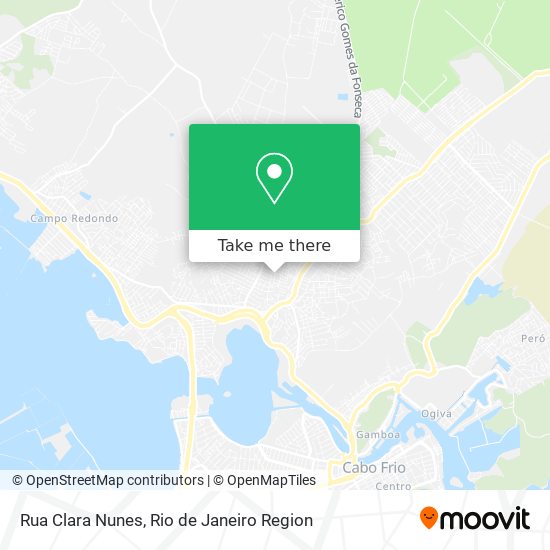 Mapa Rua Clara Nunes