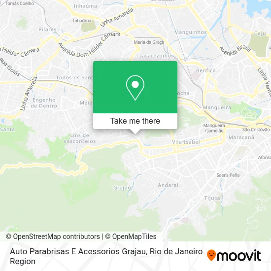 Auto Parabrisas E Acessorios Grajau map