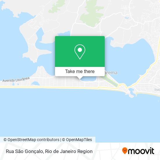 Rua São Gonçalo map