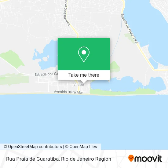 Rua Praia de Guaratiba map