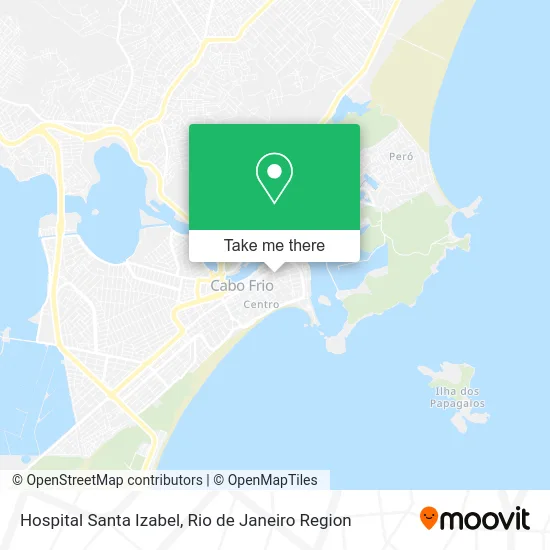 Hospital Santa Izabel map