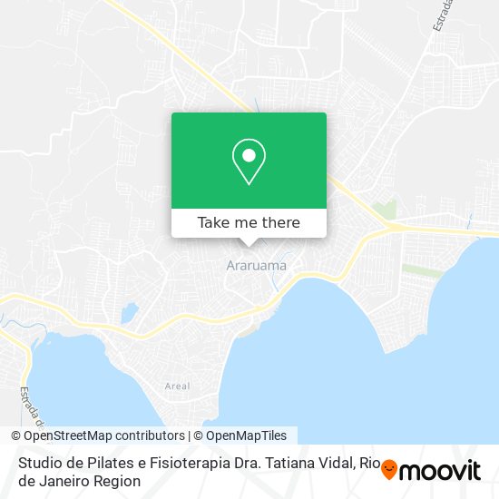 Mapa Studio de Pilates e Fisioterapia Dra. Tatiana Vidal