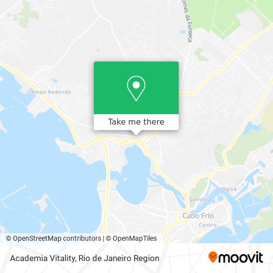 Mapa Academia Vitality