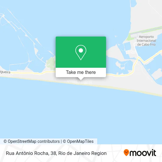 Rua Antônio Rocha, 38 map