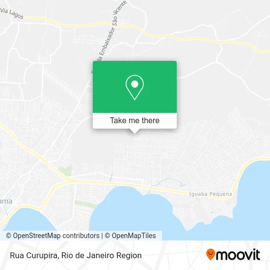 Rua Curupira map
