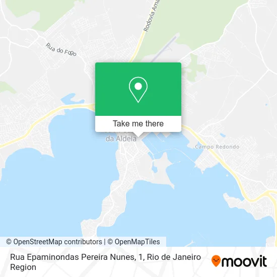 Rua Epaminondas Pereira Nunes, 1 map