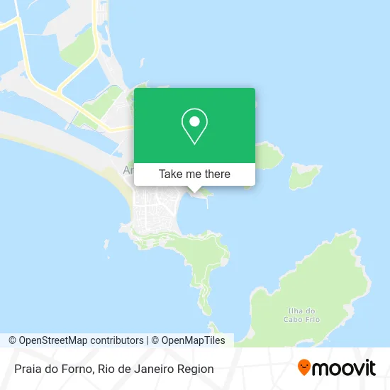 Praia do Forno map