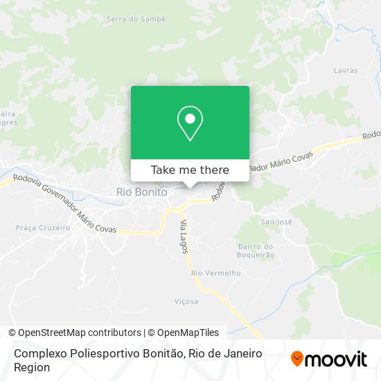 Complexo Poliesportivo Bonitão map