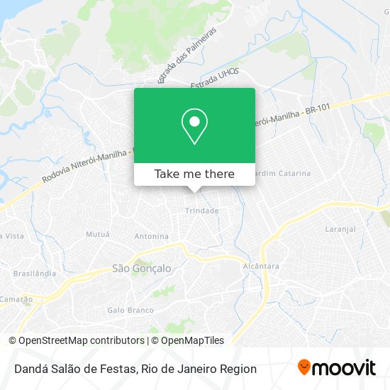 Dandá Salão de Festas map