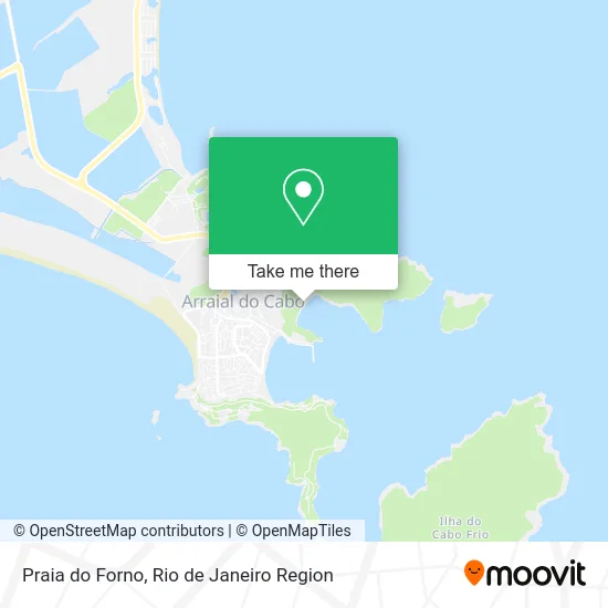 Praia do Forno map