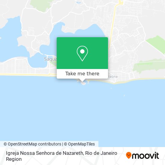 Mapa Igreja Nossa Senhora de Nazareth