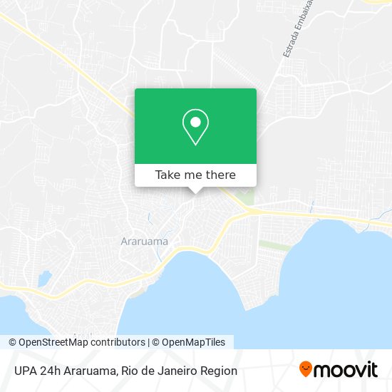 UPA 24h Araruama map