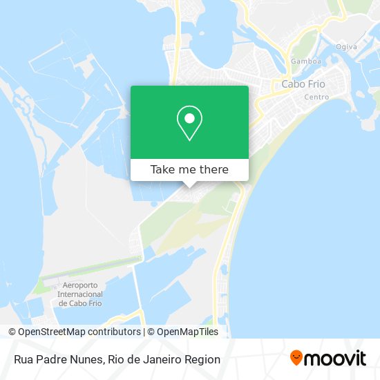 Mapa Rua Padre Nunes