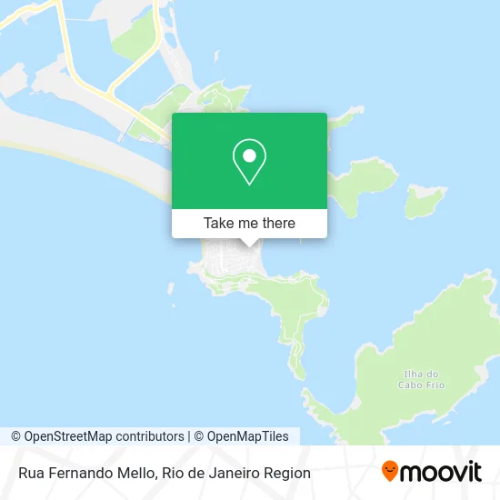 Rua Fernando Mello map
