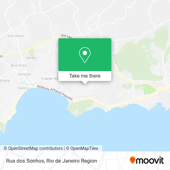 Rua dos Sonhos map