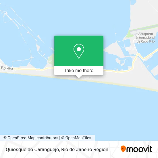 Quiosque do Caranguejo map