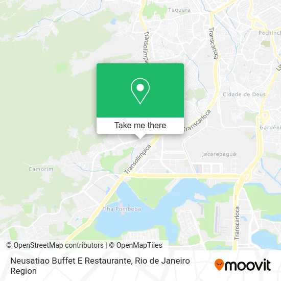 Neusatiao Buffet E Restaurante map