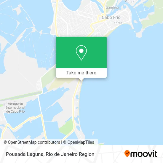 Pousada Laguna map