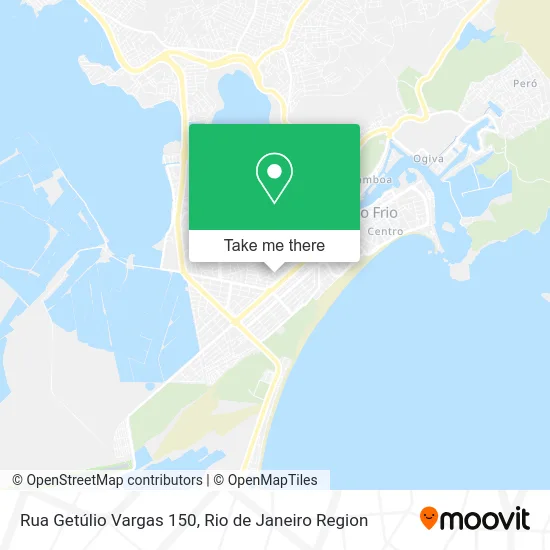 Rua Getúlio Vargas 150 map