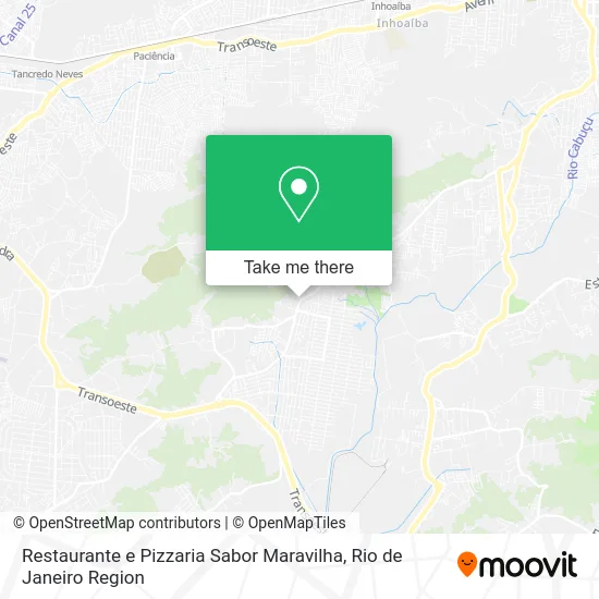 Restaurante e Pizzaria Sabor Maravilha map