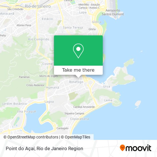 Point do Açaí map