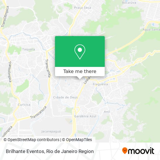 Brilhante Eventos map