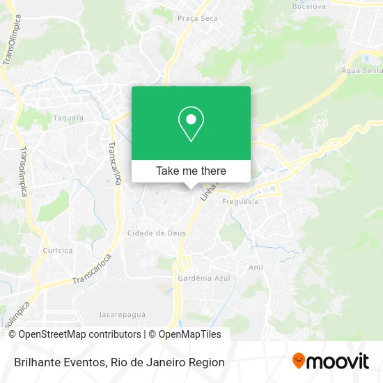 Brilhante Eventos map