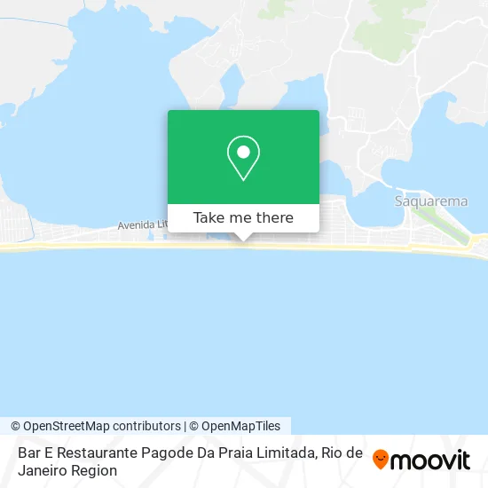 Bar E Restaurante Pagode Da Praia Limitada map